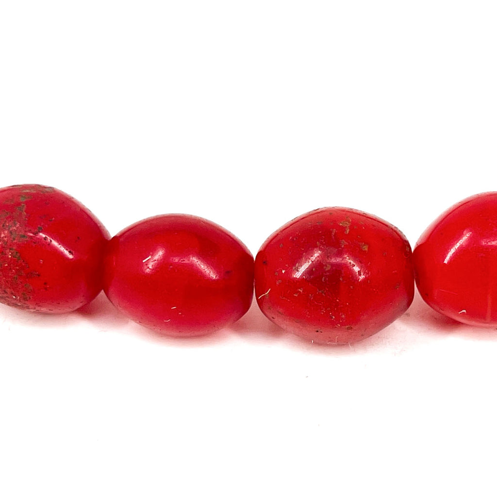 Red Pigeon Egg Trade Beads