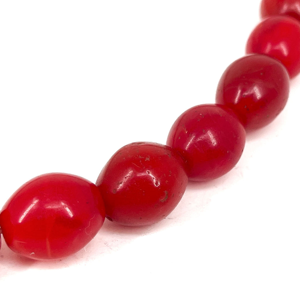 Red Pigeon Egg Trade Beads