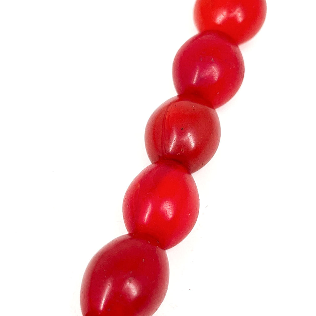 Red Pigeon Egg Trade Beads