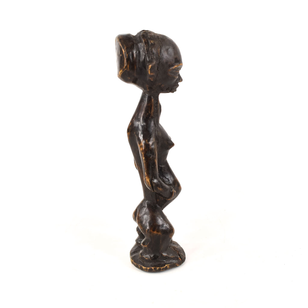 Luba Hemba Female Miniature Figure Congo 7.5 Inch