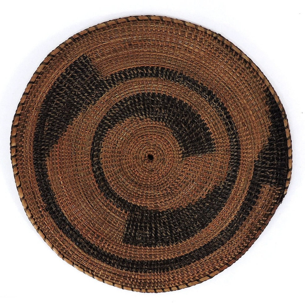 Tutsi Tight Weave Flat Basket Rwanda