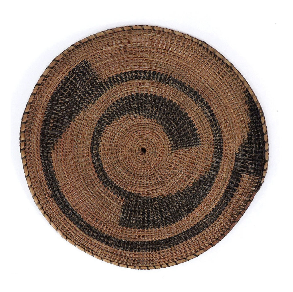 Tutsi Tight Weave Flat Basket Rwanda