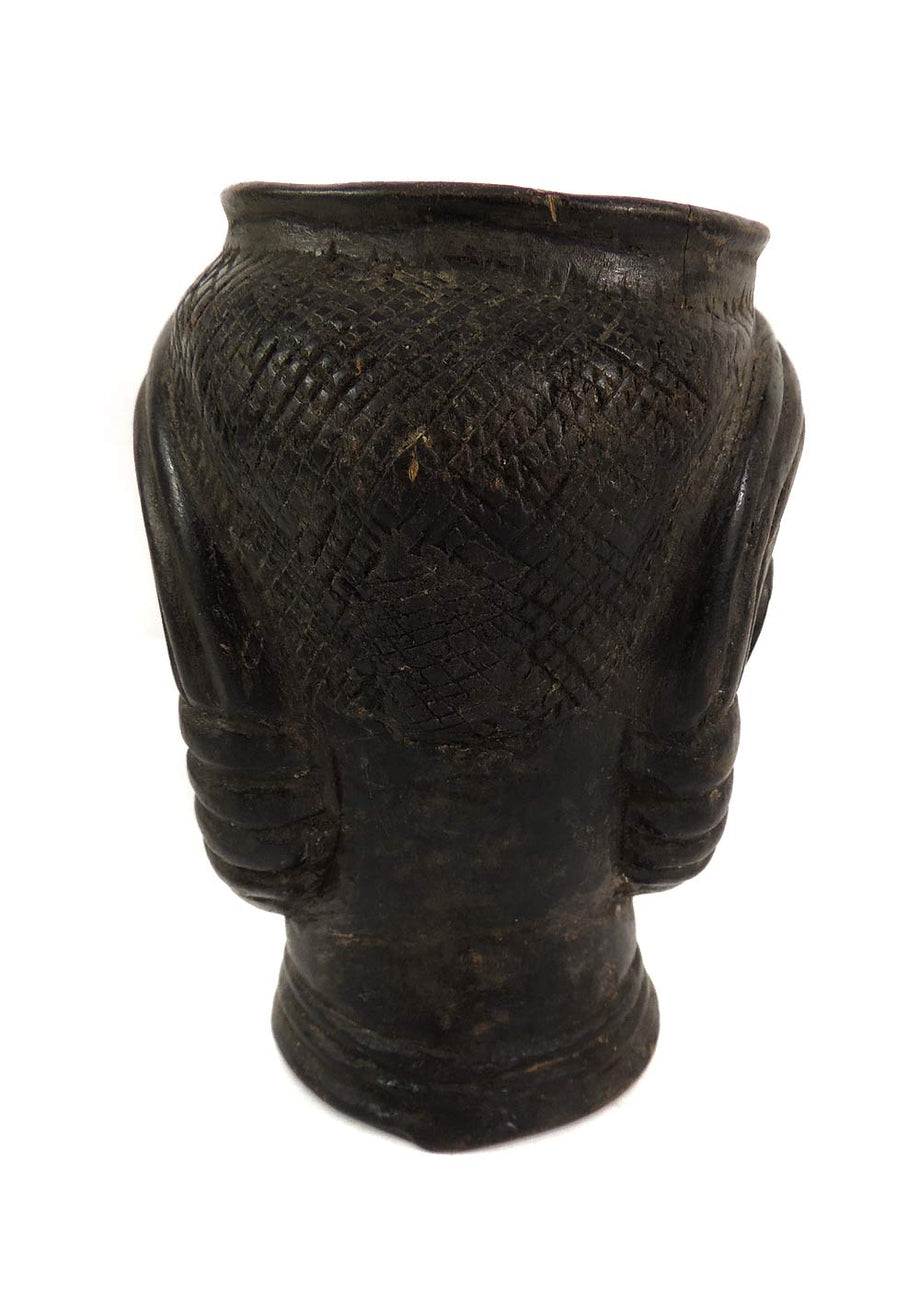 Kuba Cup Figural Head Congo African Art store 121144