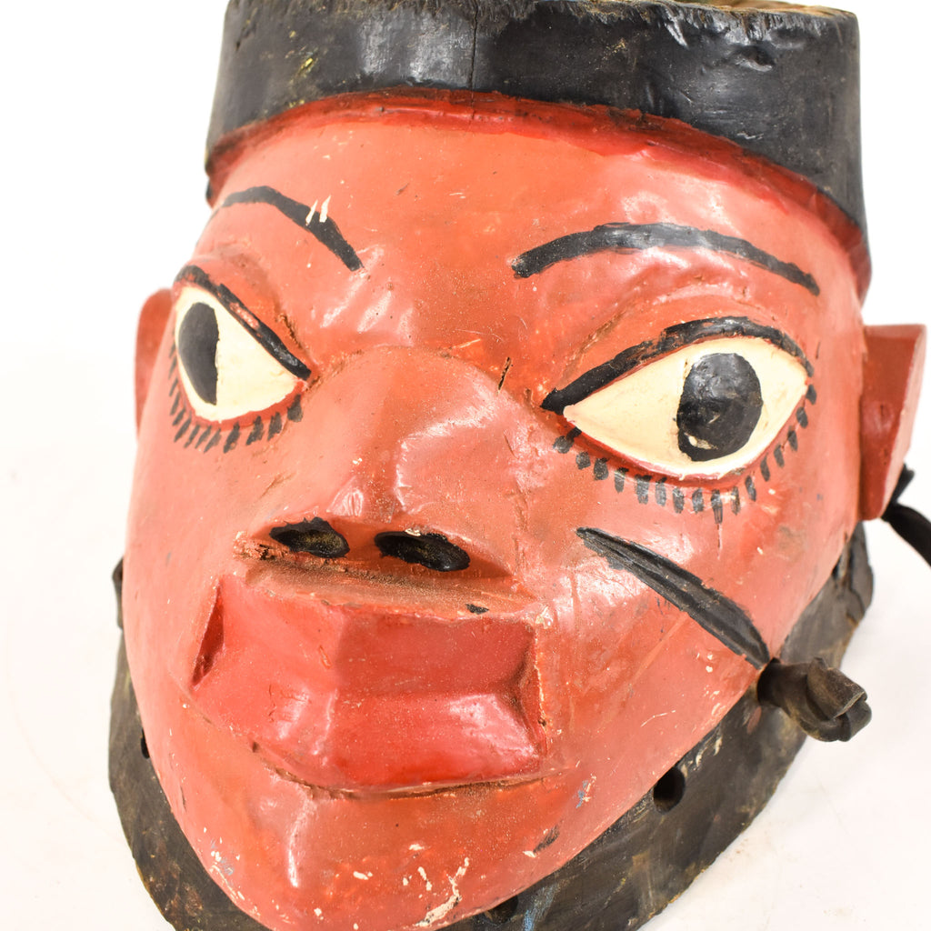 Yoruba Gelede Mask with Figure Nigeria