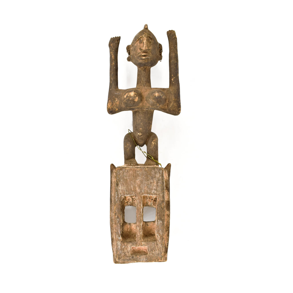 Dogon Satimbe Mask with Female Figure Mali