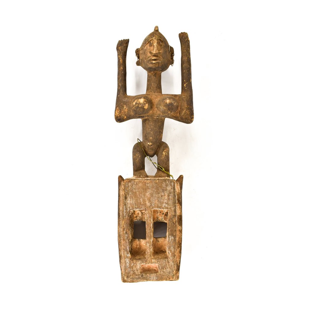 Dogon Satimbe Mask with Female Figure Mali