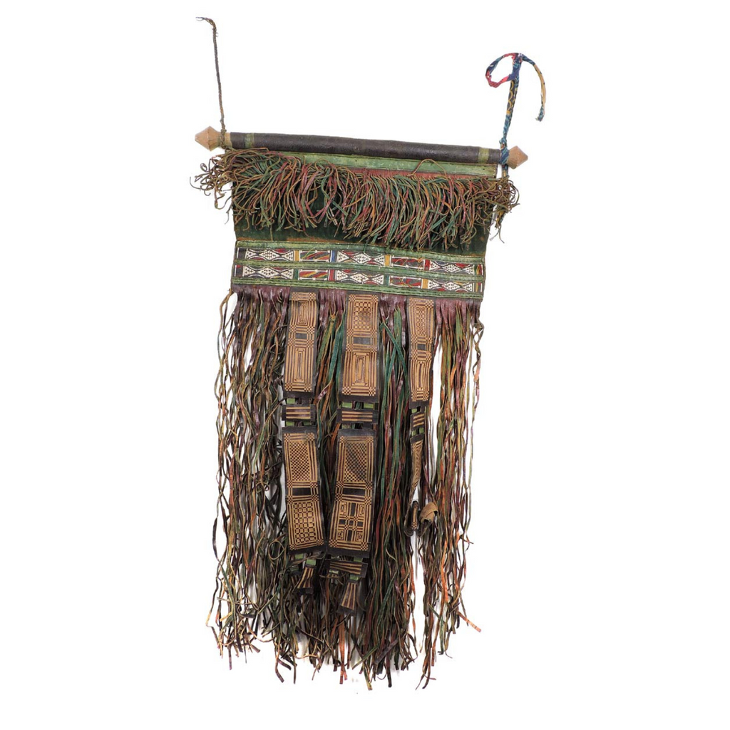 Tuareg Fringed Leather Tent Panel Mali