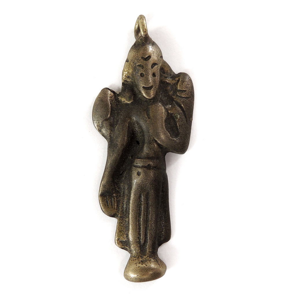 Tibetan Garuda or Khyung Figural Brass Pendant