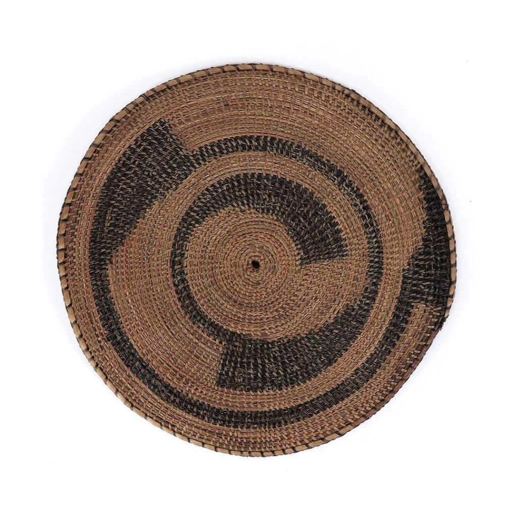 Tutsi Tight Weave Flat Basket Rwanda