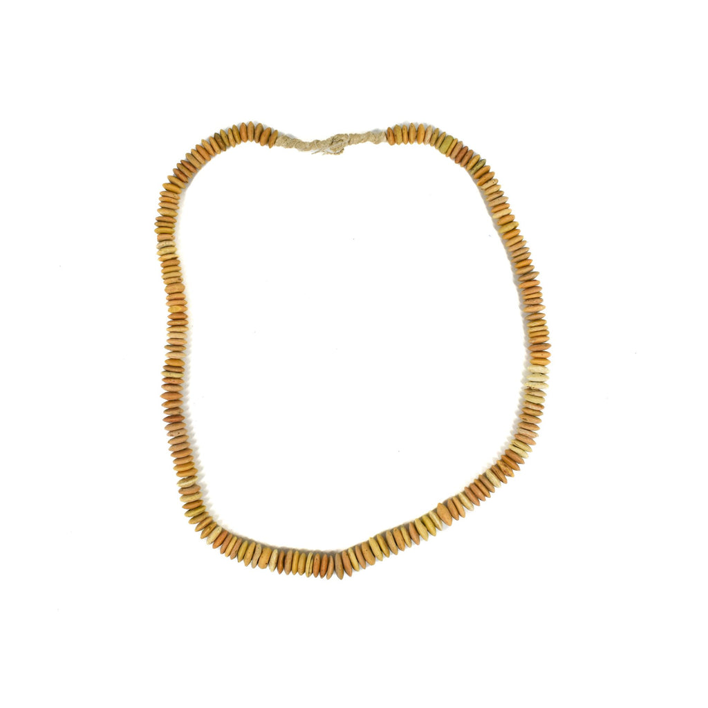 Yellow Hebron Trade Beads 34 inch