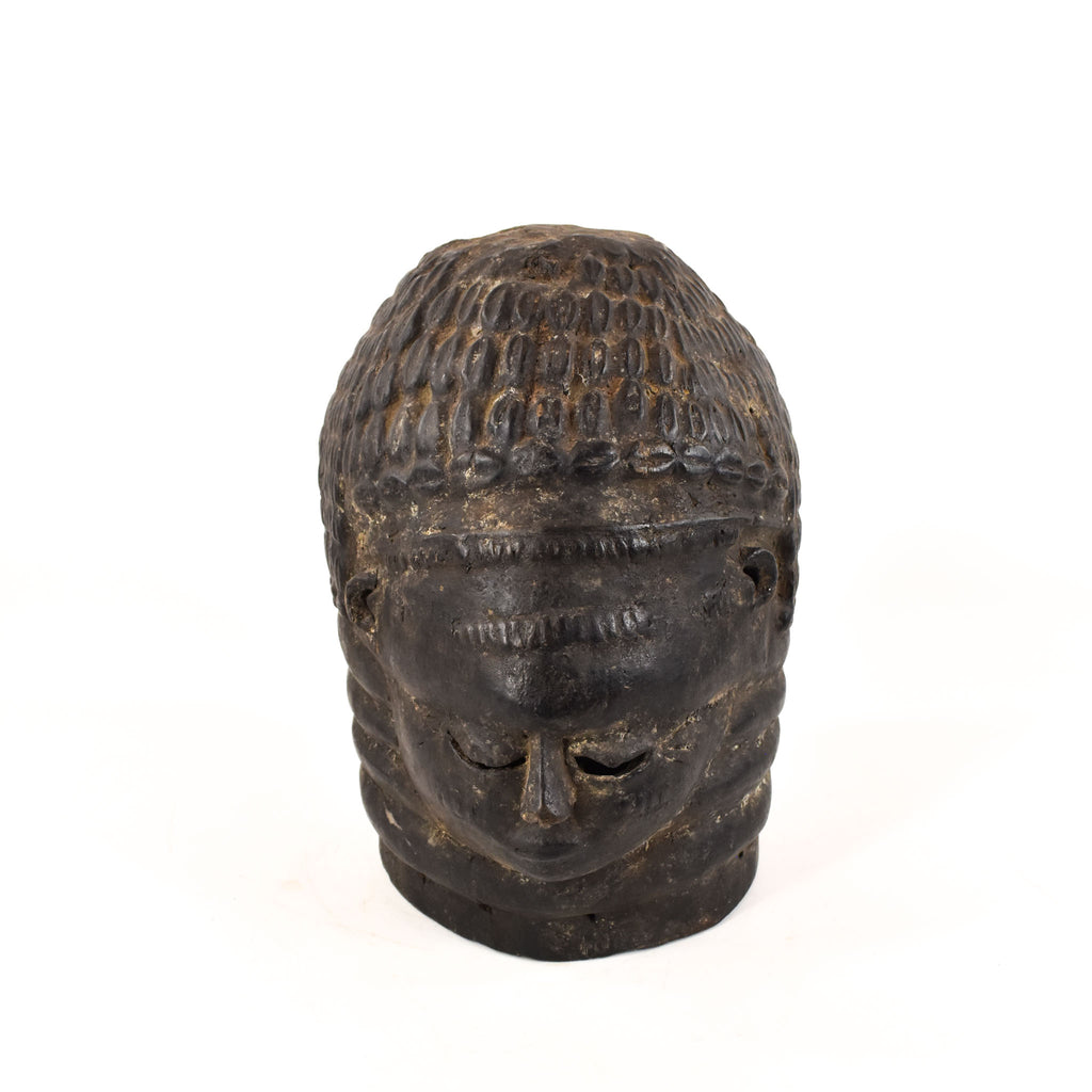 Mende Sowei Sande Society Helmet Mask Liberia