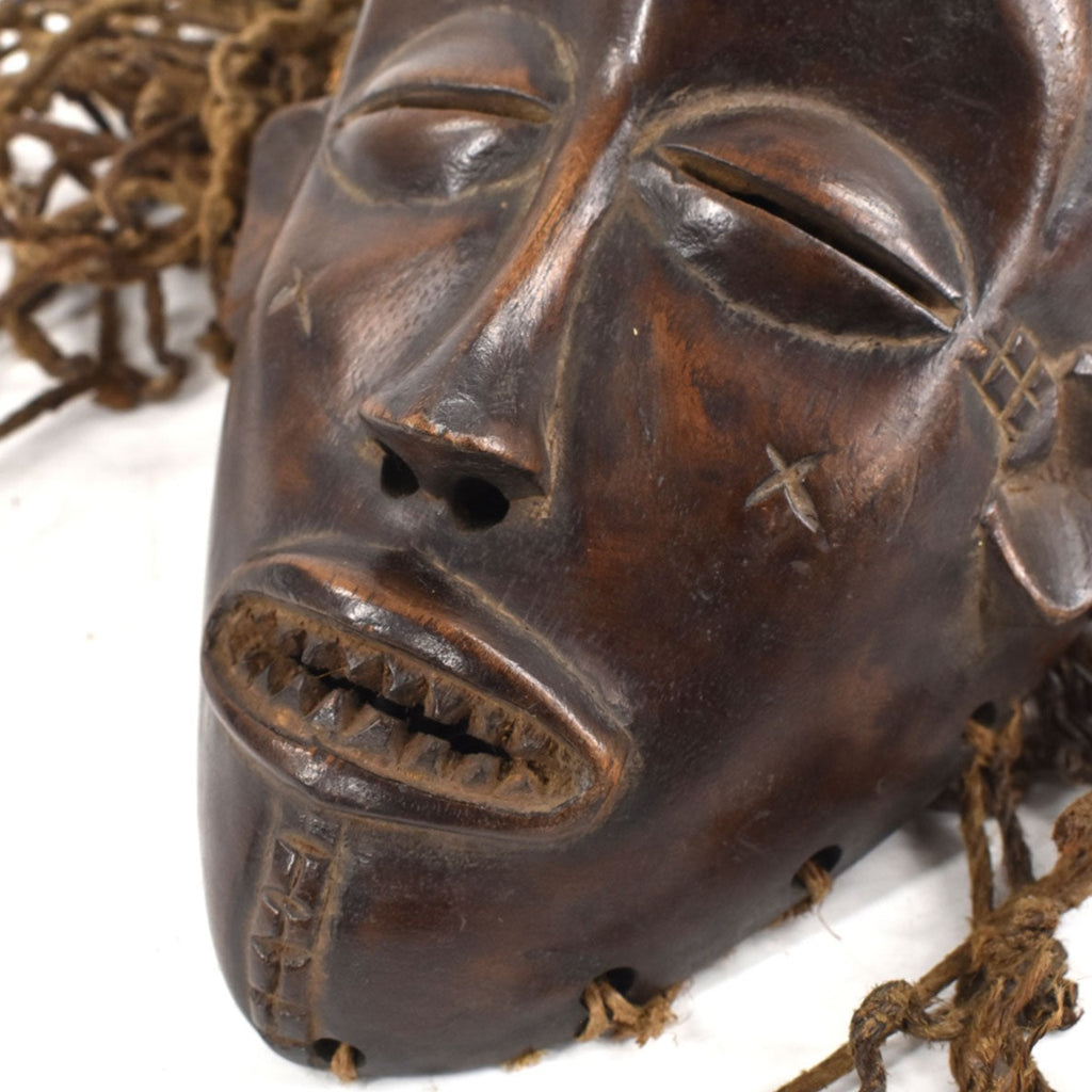 Chokwe Mask Mwana Pwo with Headdress Congo