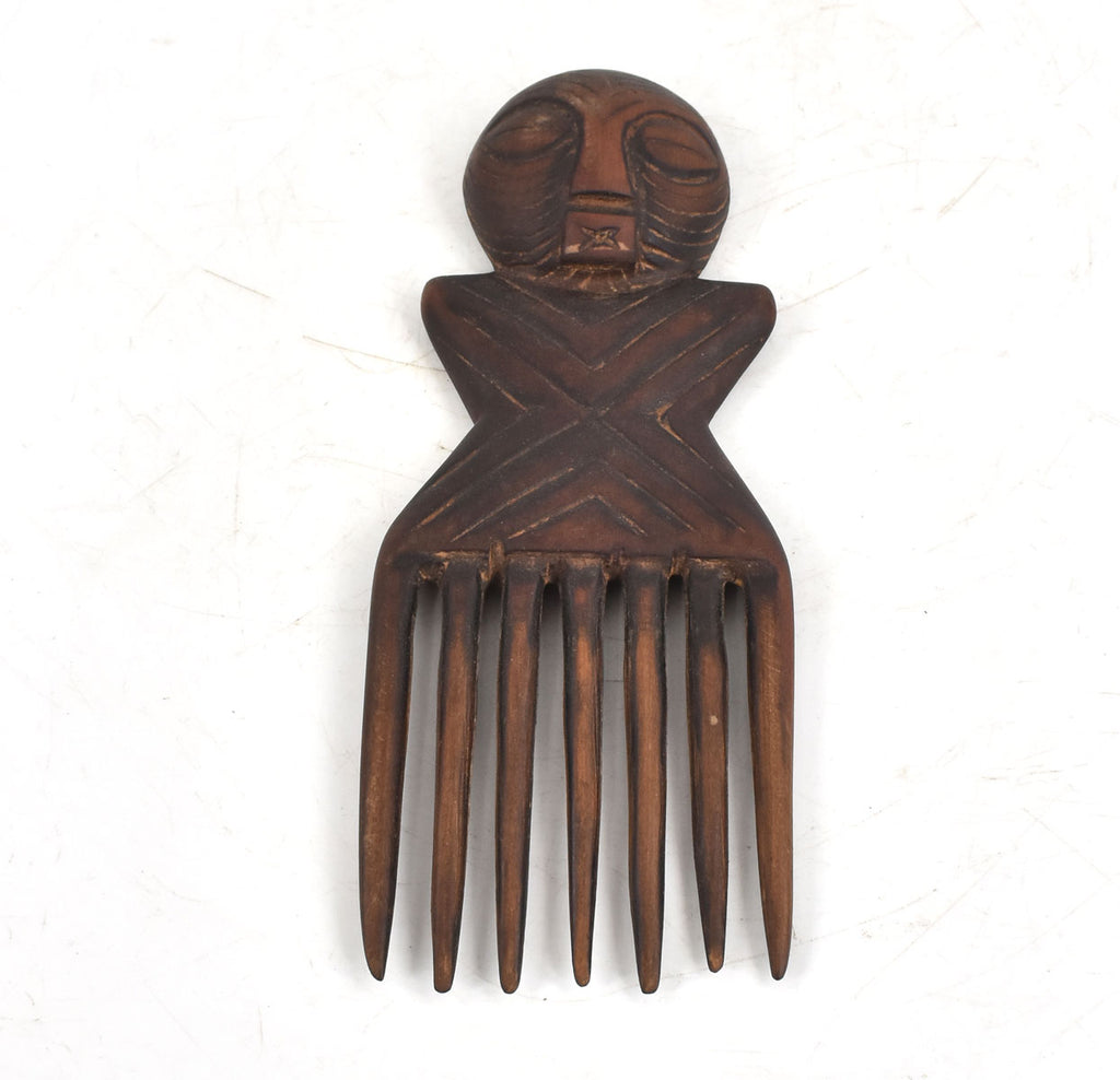 Songye Kifwebe Figural Comb Congo