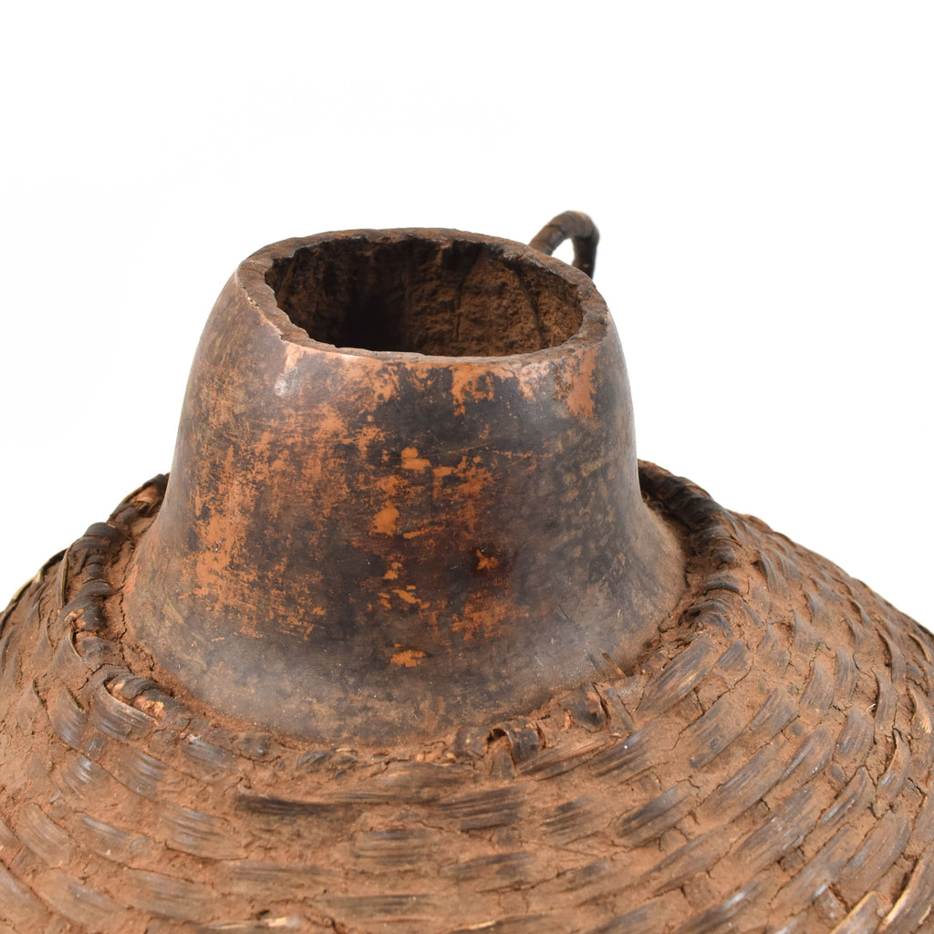 Maasai Beaded Milk Gourd Container Kenya