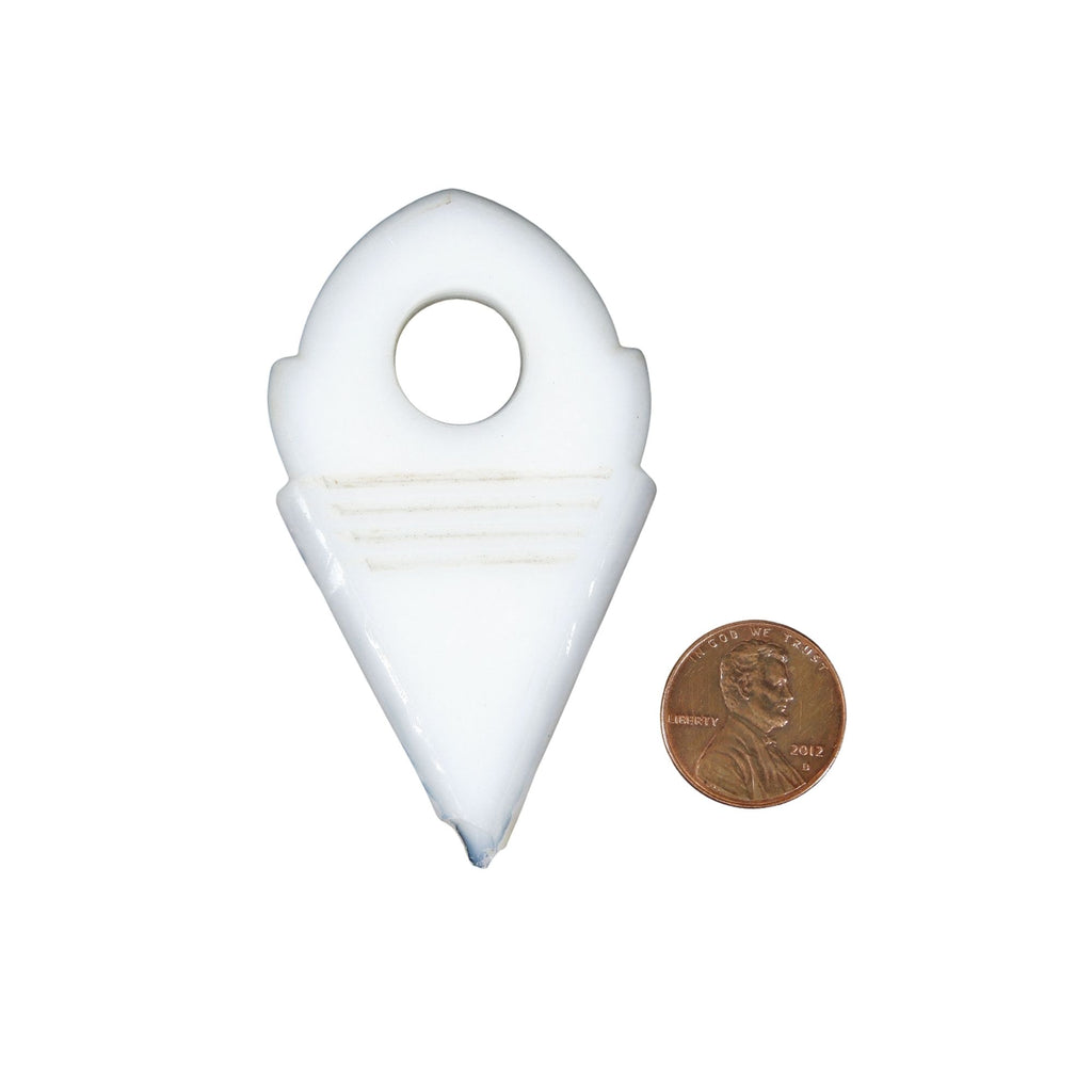 White Glass Talhakimt Pendant