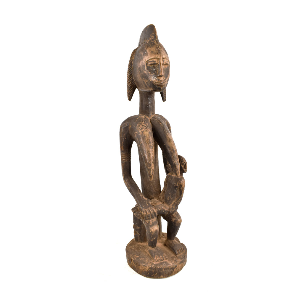 Bamana Gwandusu Seated Maternity Figure Mali