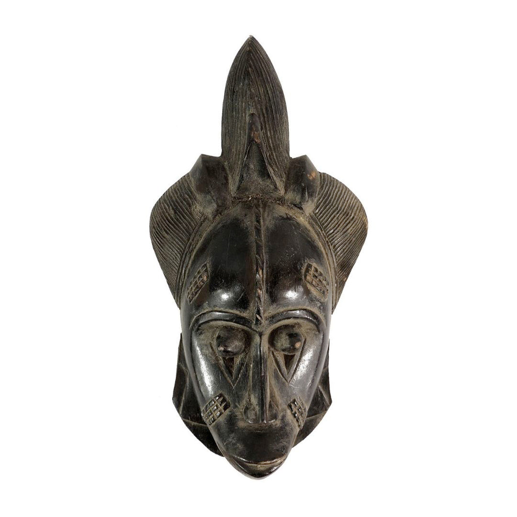 Baule Portrait Mask Kpan or Mblo Côte d'Ivoire