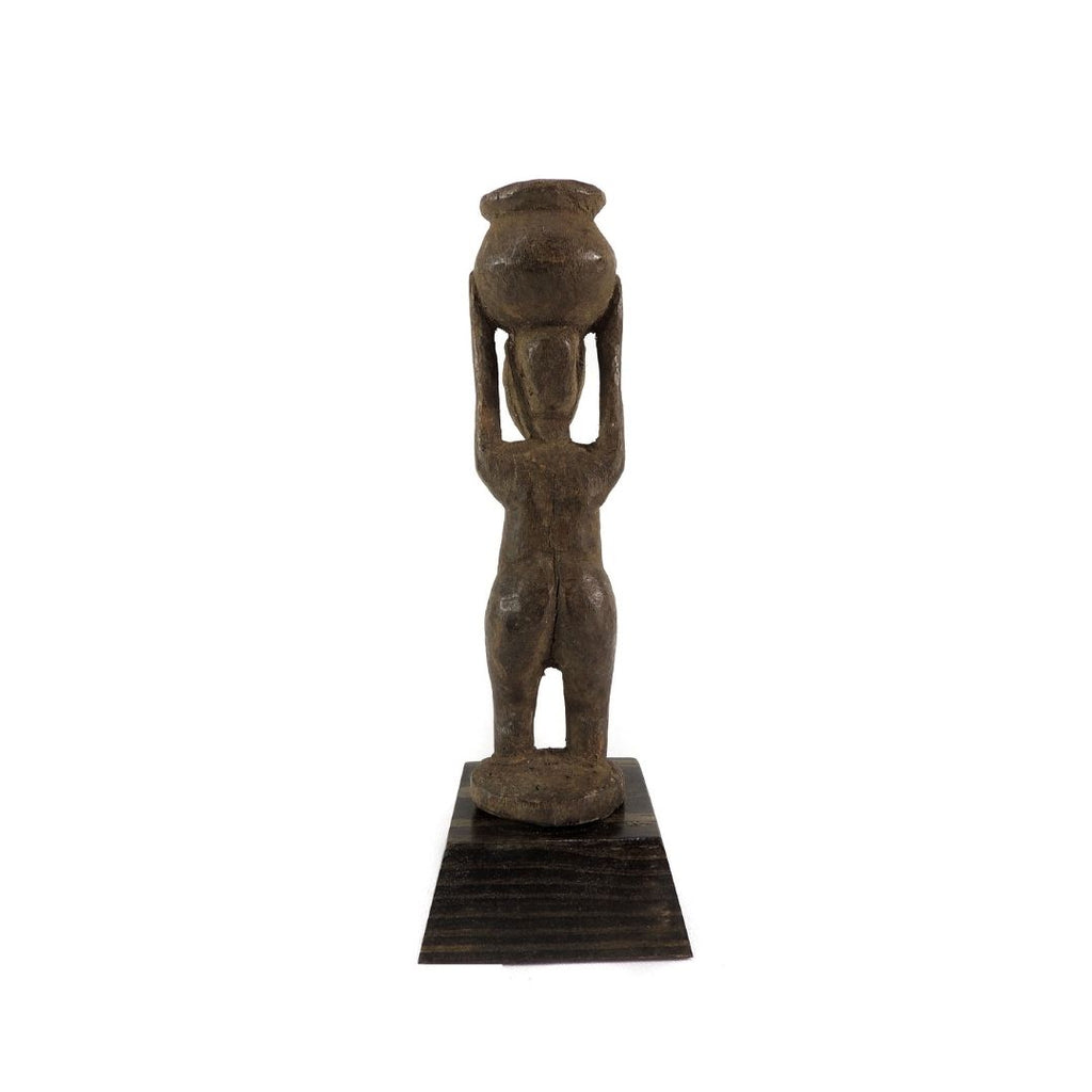 Luba Female Bowl Bearer Miniature Figure 8.5 Inch Congo