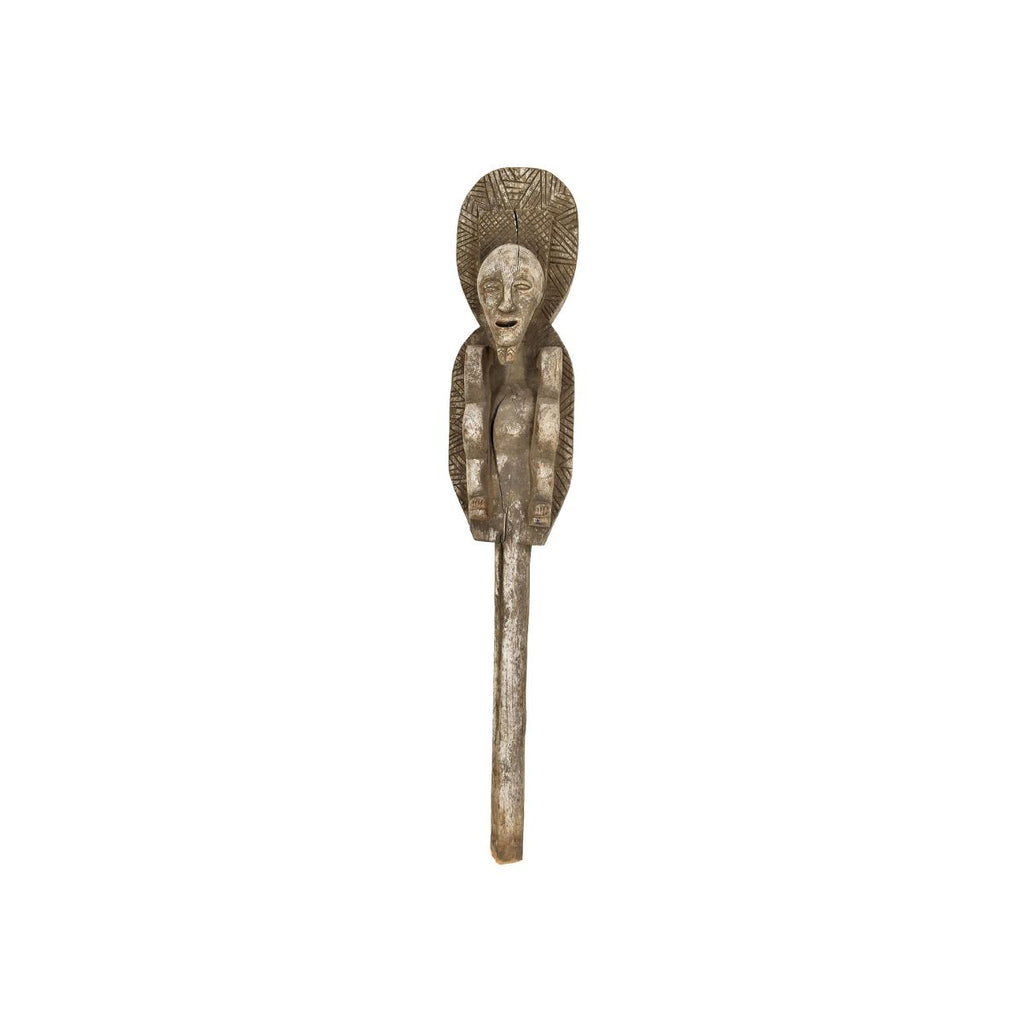 Lualua Lwalwa Figural Talking Stick Congo