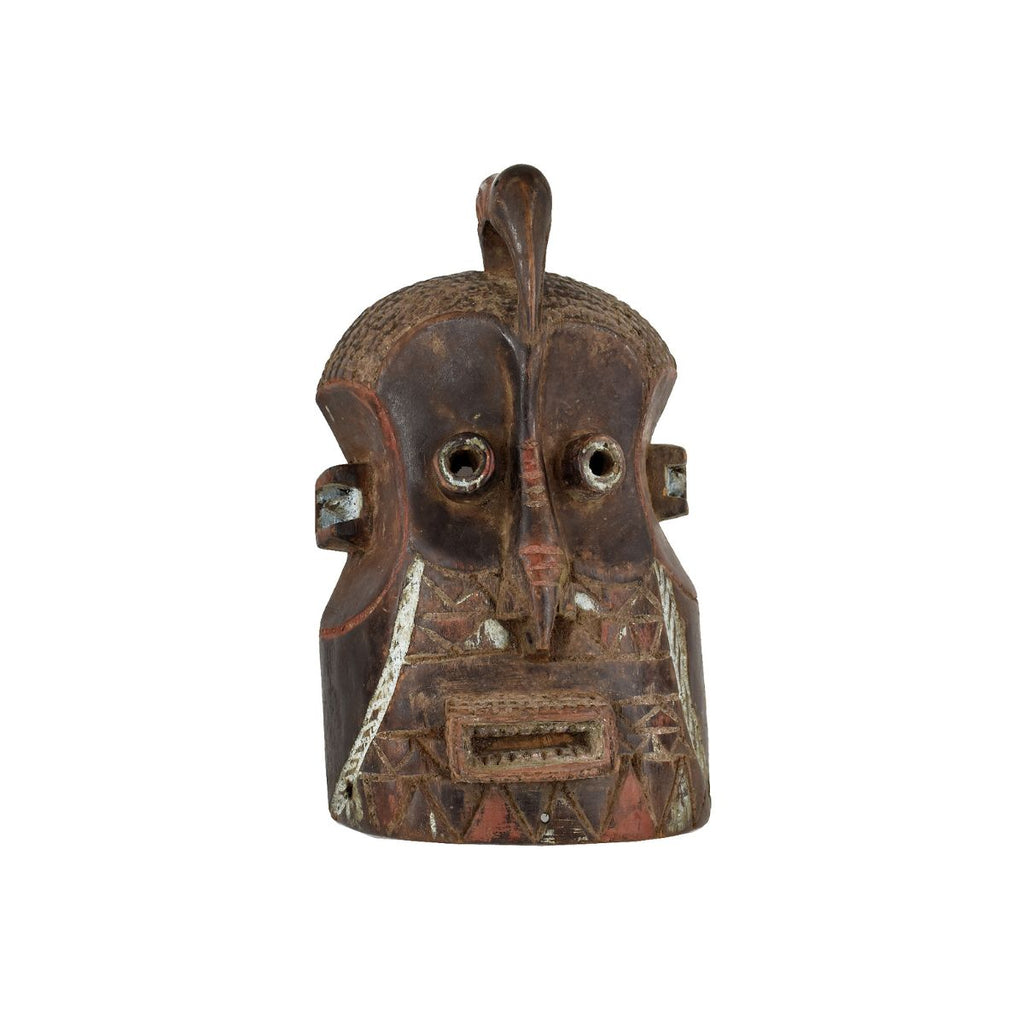 Songye Wood Mask with Bird Congo