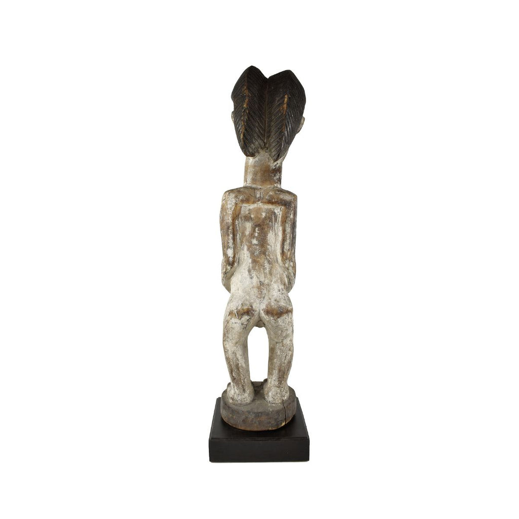 Punu Standing Female Figure on Custom Base Gabon