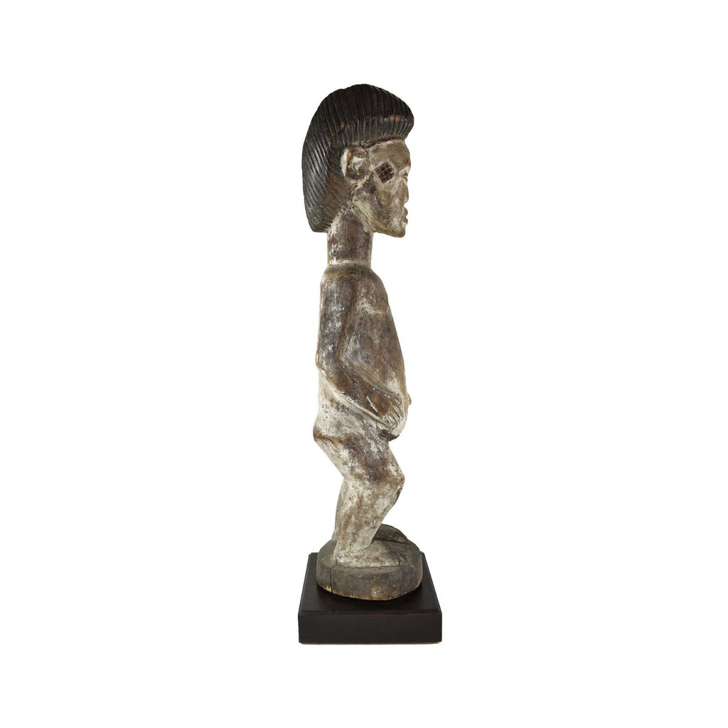 Punu Standing Female Figure on Custom Base Gabon