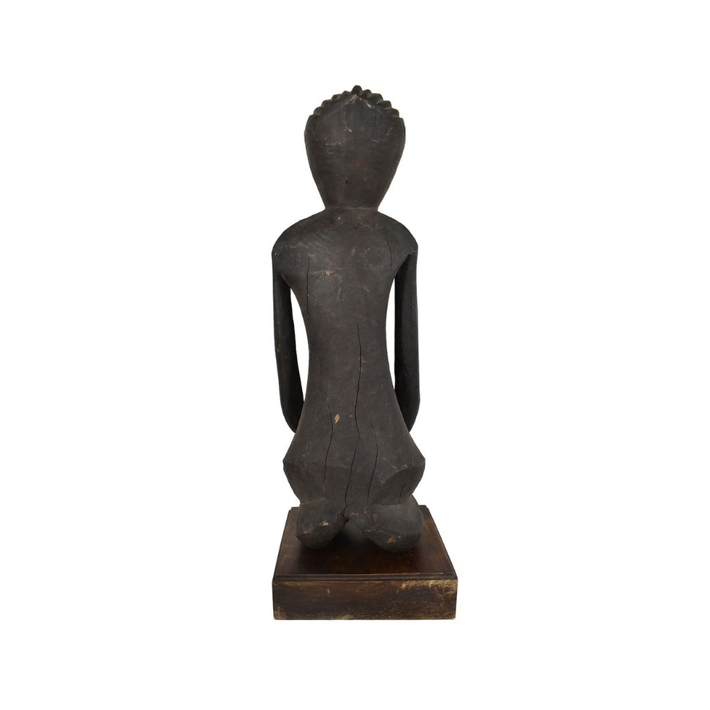 Nupe Seated Figure on Custom Base Nigeria