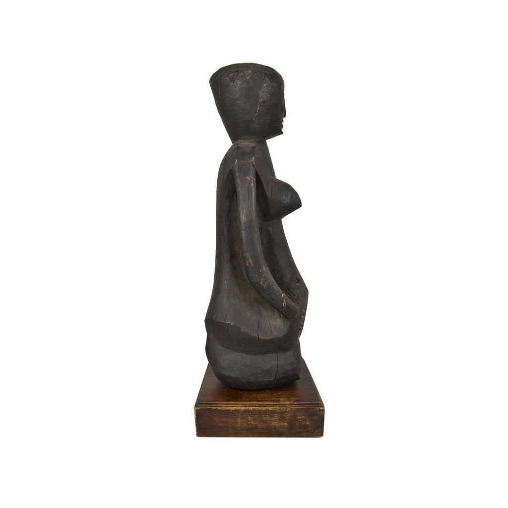 Nupe Seated Figure on Custom Base Nigeria