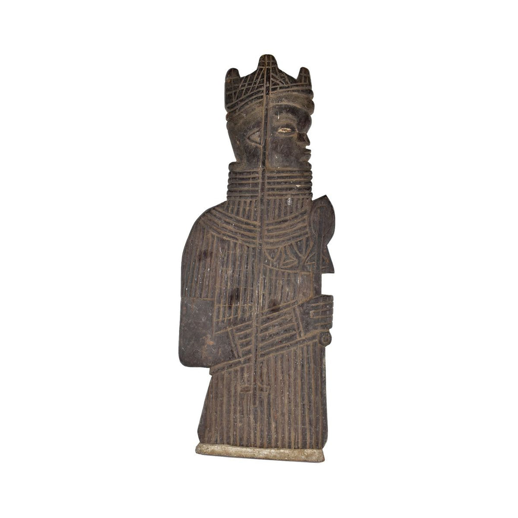Fon Wood King Carving Benin