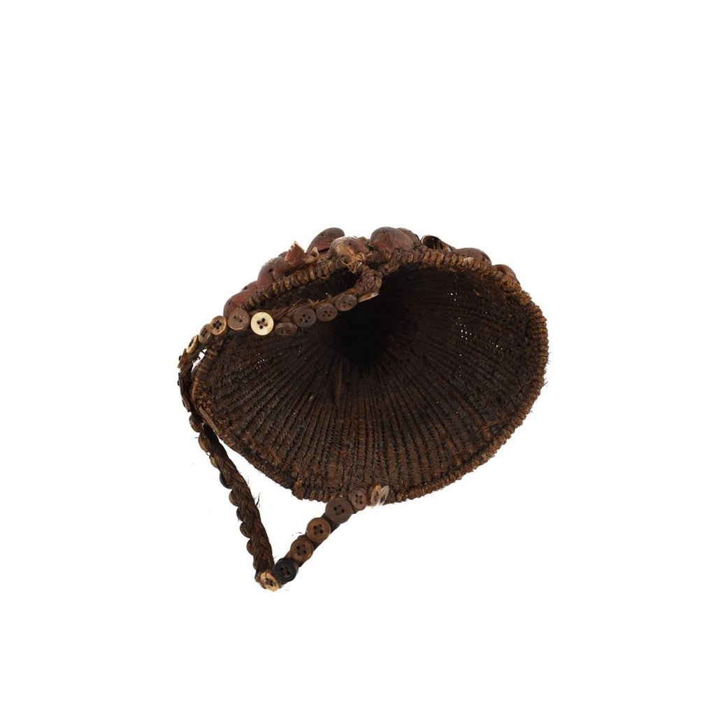 Lega Bwami Society Hat with Shells Congo