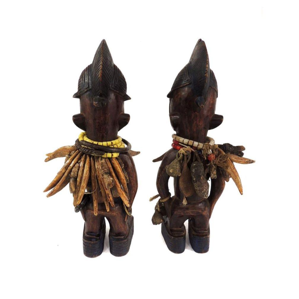 Yoruba Ibeji Pair of Twin Figures Nigeria