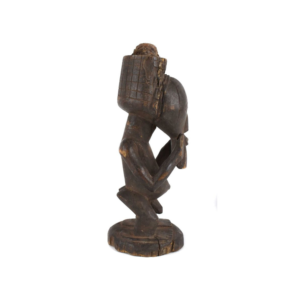 Hemba Standing Male Figure on Custom Base Congo