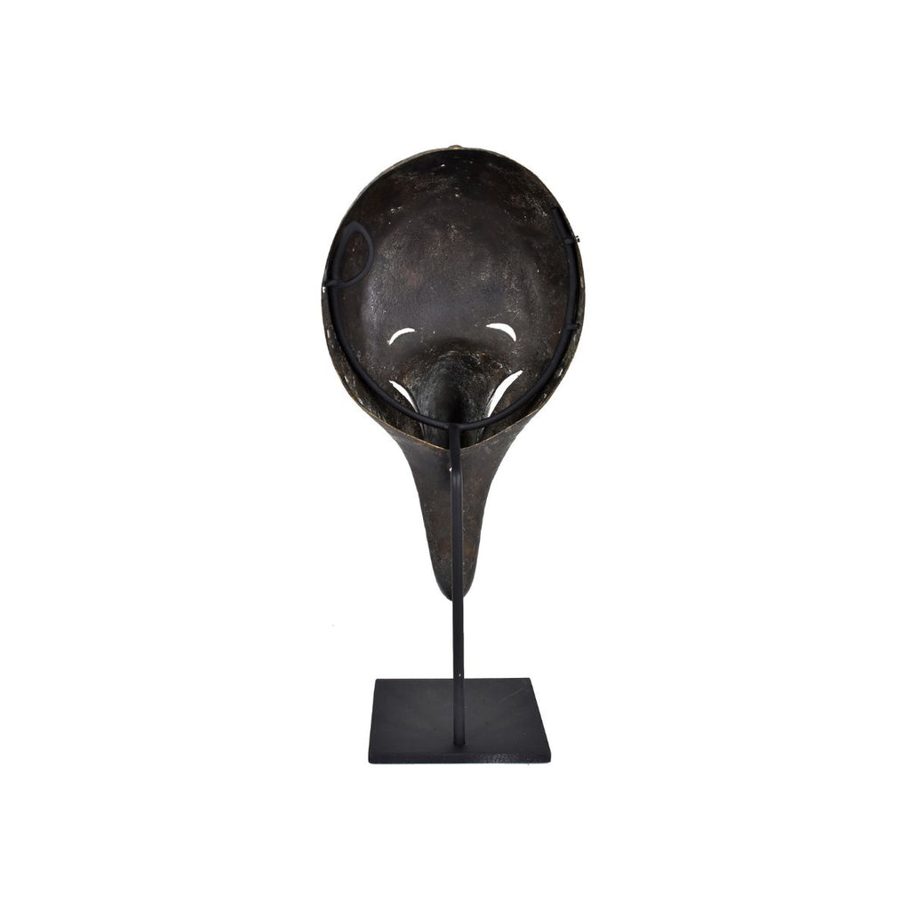 Dan Metal Bird Mask with Beak Liberia