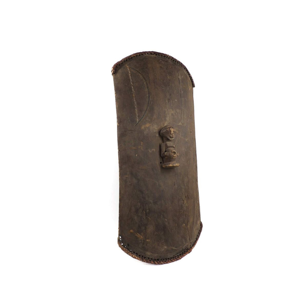 Songye Shield with Kifwebe Mask Icon Congo