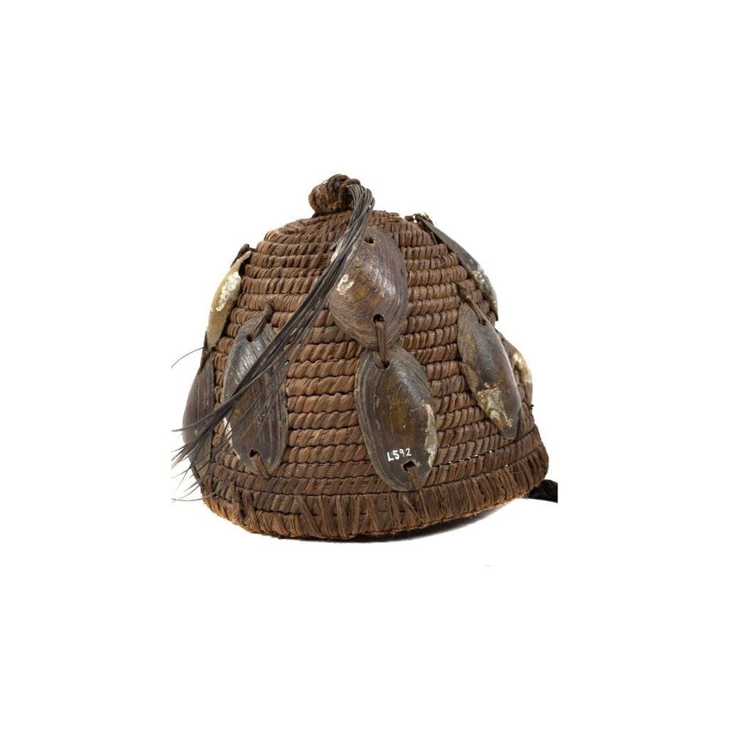 Lega Bwami Society Hat with Shells Congo