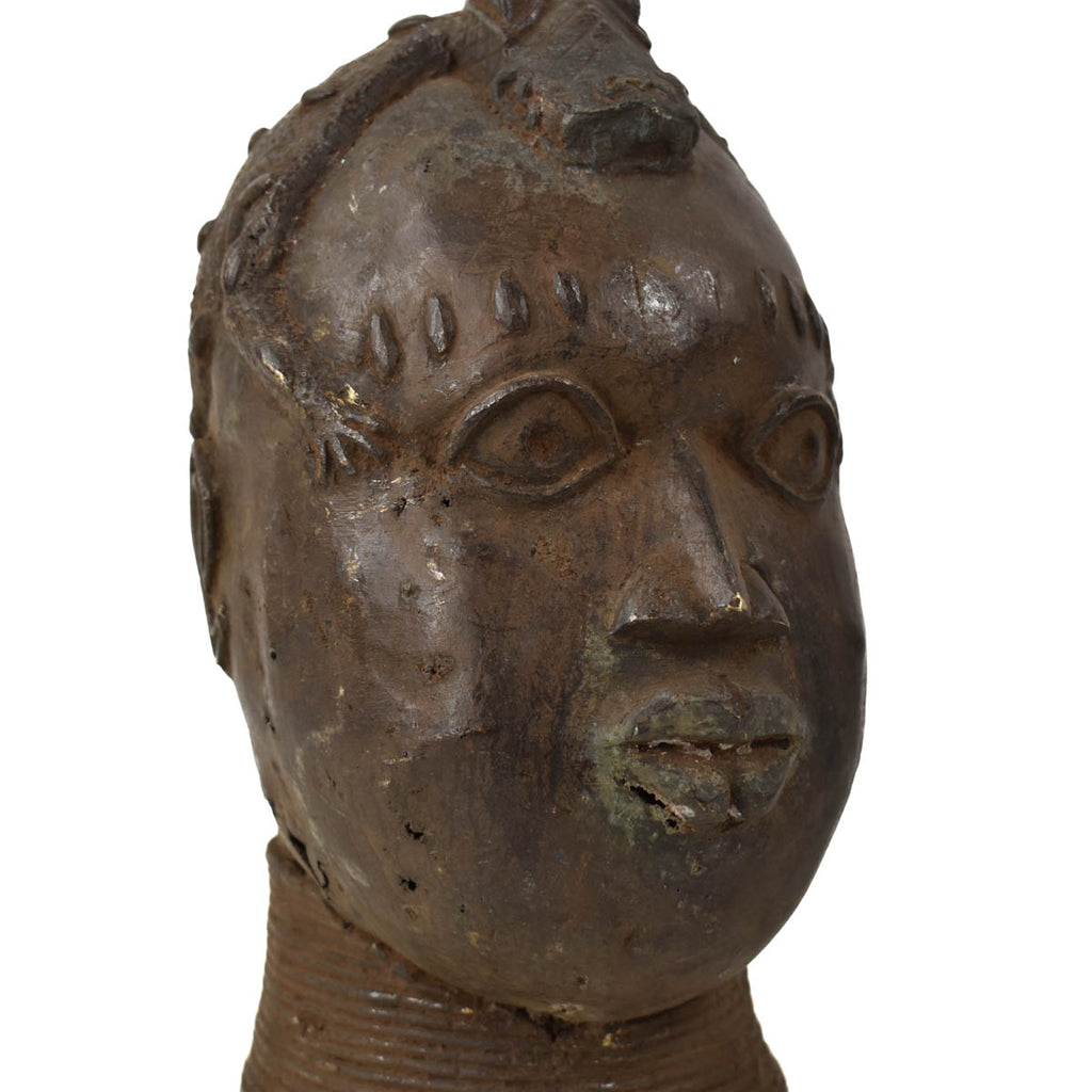 Benin Bronze Portrait