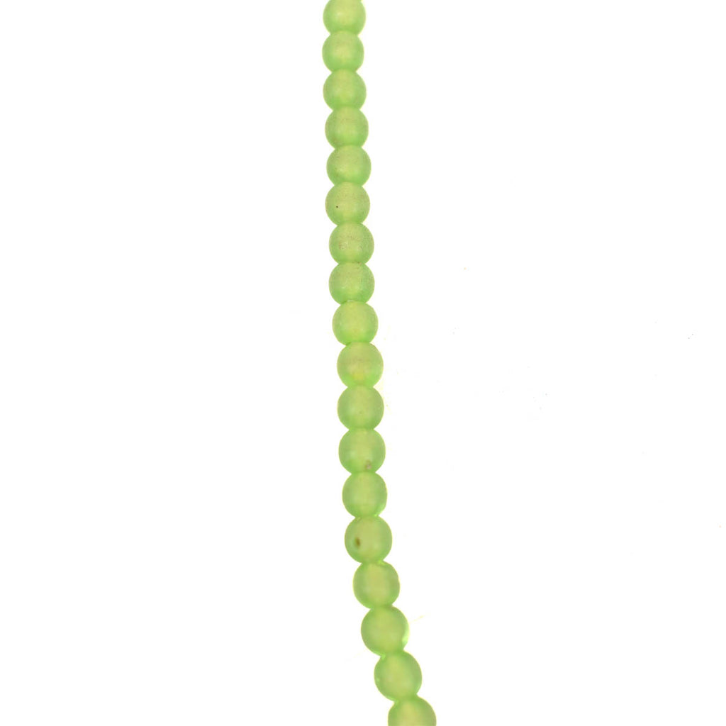 Small Round Green Beads