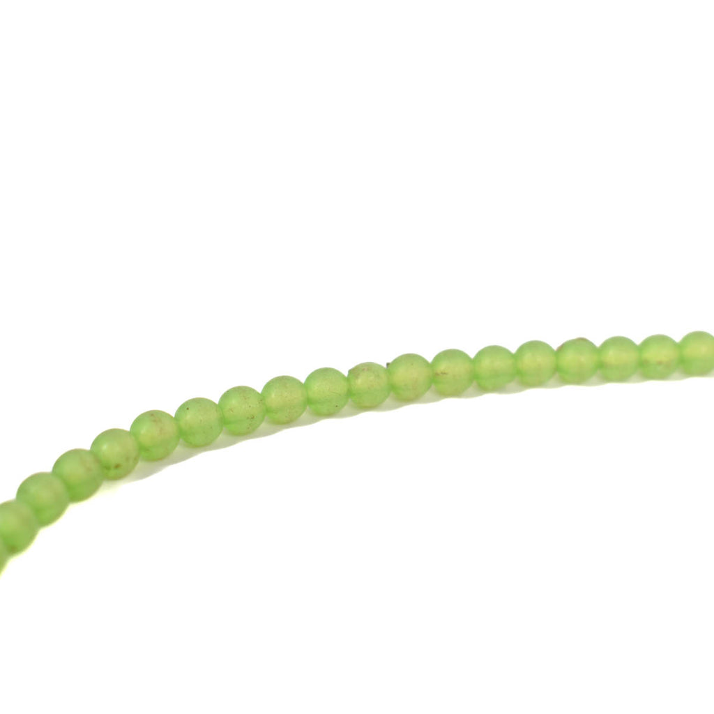 Green Round Beads