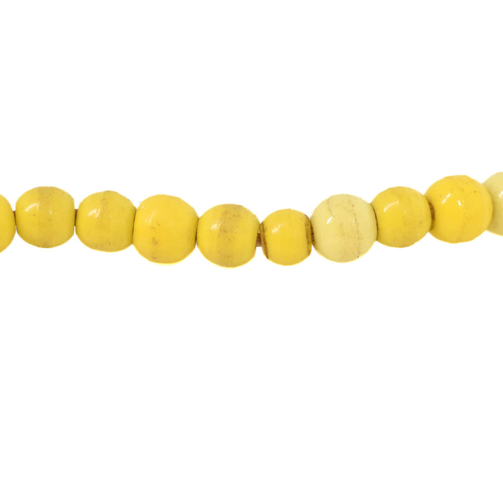 Yellow Prosser Beads