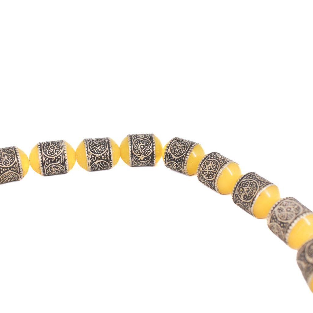 Yellow Moroccan Beads