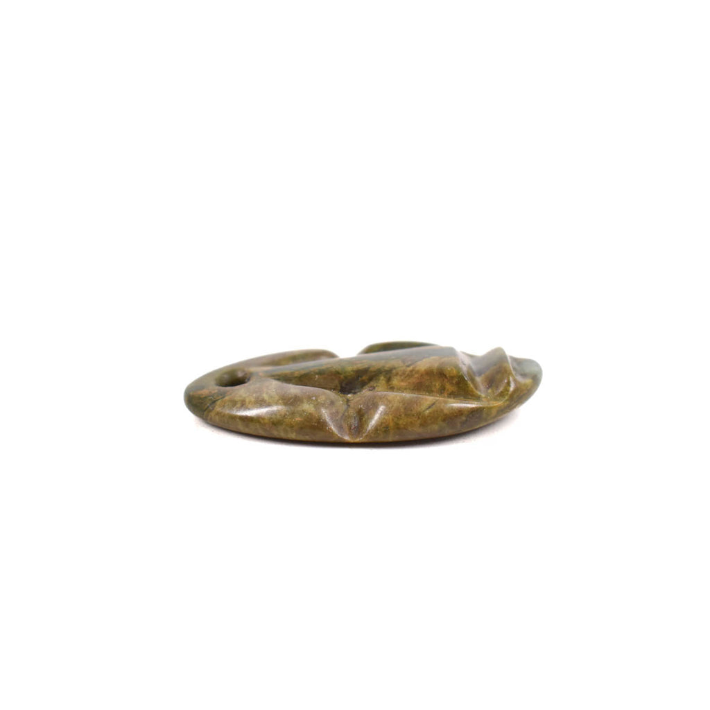 Abstract Stone Pendant Side