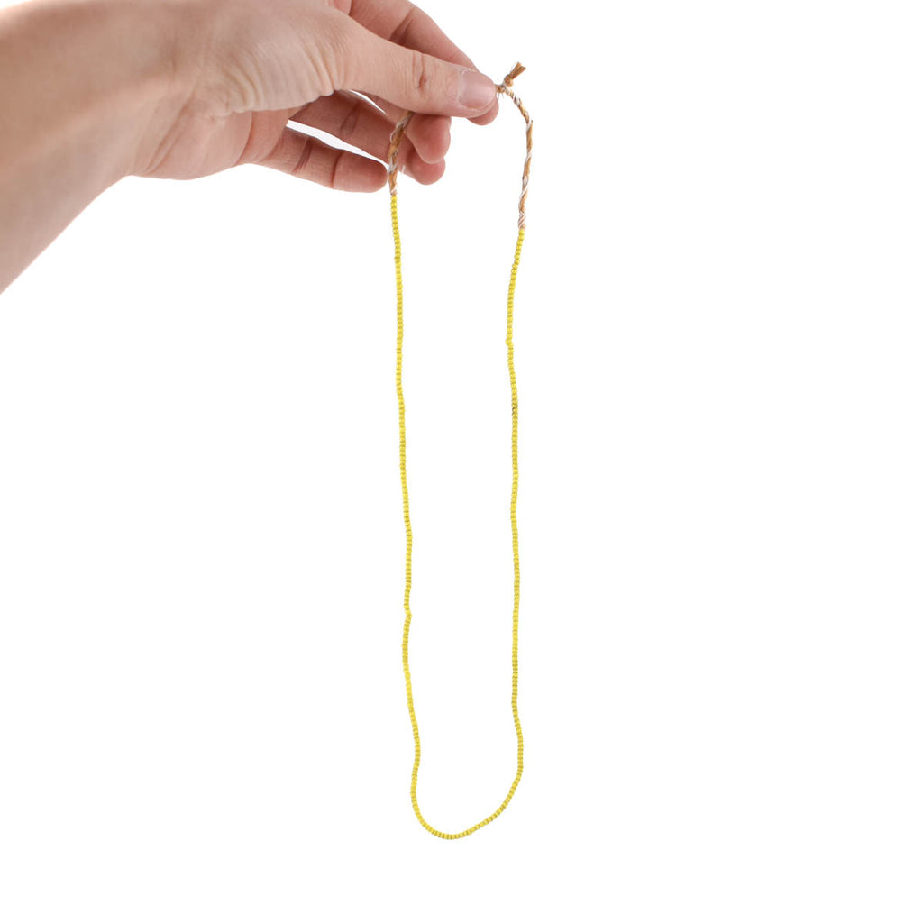 Yellow Seed Bead Strand