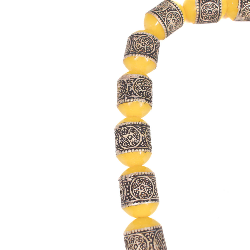 Yellow Resin Beads